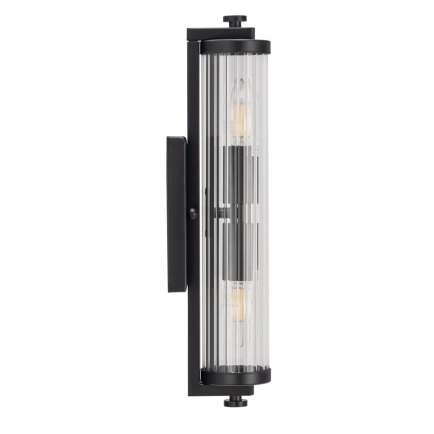Rockford 2 Light Wall Light Black 1001589