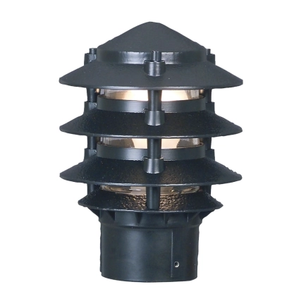 Pagoda Post Top Black MXB1