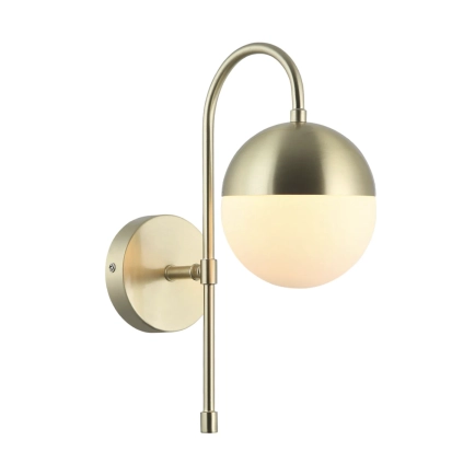 Aro Satin Gold Interior Wall Light ARO2