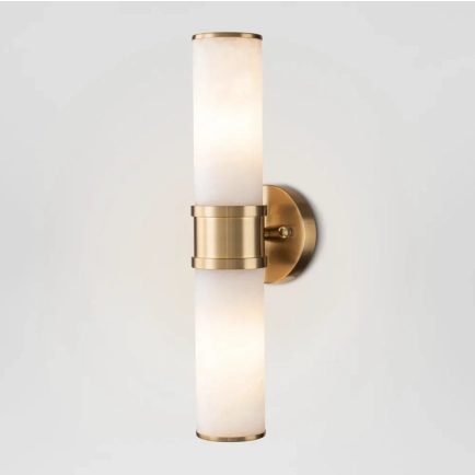 Herman Brass Double Interior Wall Light ELS1116382