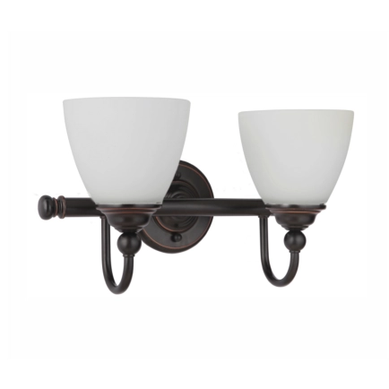 **Nova 2 Light Bronze Wall Light 1001373