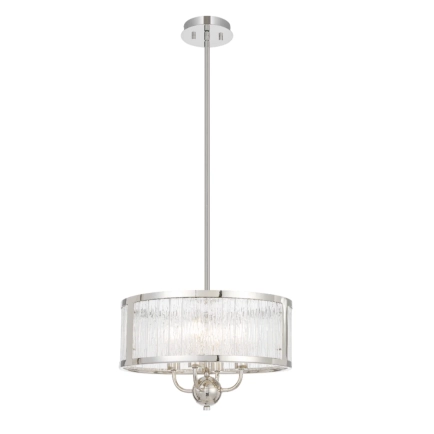 Norel 4LT Pendant  Nickel - 400mm