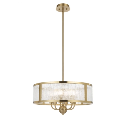 Norel 6LT Pendant  Antique Gold - 500mm