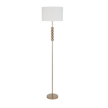 Poetix Floor Lamp  Matt Gold / Ivory Shade
