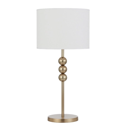 Poetix Table Lamp  Matt Gold / Ivory Shade