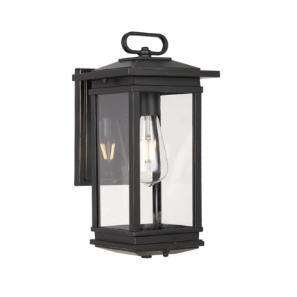 Nevin Black Exterior Coach Light IP44