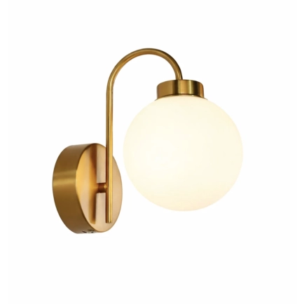 Rhea Rechargeable Wall Light - Brass Opal