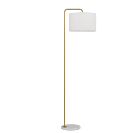 Ingrid White/Gold Floor Lamp