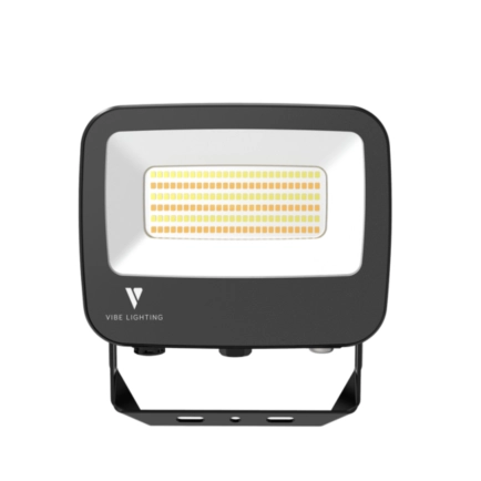 Vibe 50w CCT, 3 Power LED Floodlight Black VBLFL