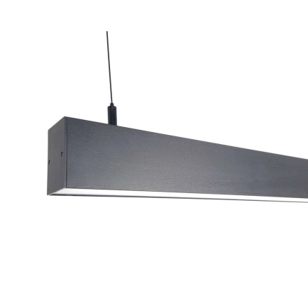 Slender Black Linear Pendant lights