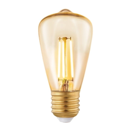 Eglo Lighting Mini Pear E27 2200K LED Amber Globe