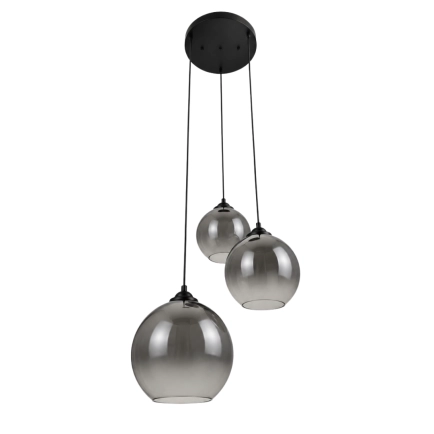 Studio II 3LT Cord Drop Smoke Pendant