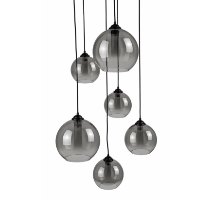 Studio II 6LT Cord Drop Smoke Pendant