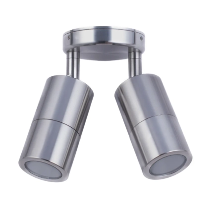 CLA PG2AT - Titanium Twin Spotlight - 2 x GU10 