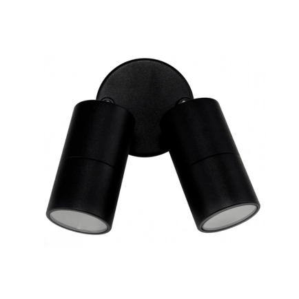 HV1327-GU10T-Blk Tivah 2 Light Adj Spot Ext Light
