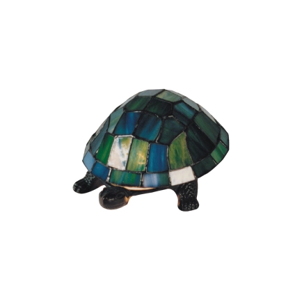 G&G Brothers TL-816TF Turtle Tiffany Blue Table Lamp