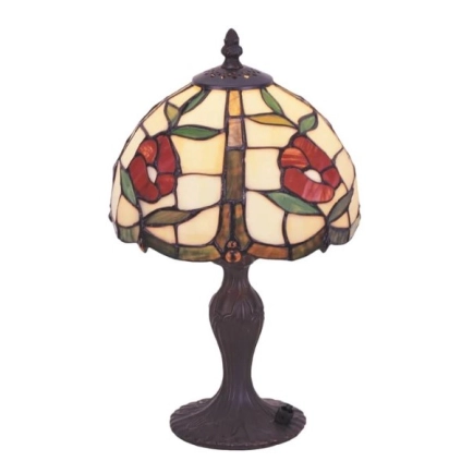 G&G Brothers L8-313/L311S Red Poppy Table Lamp
