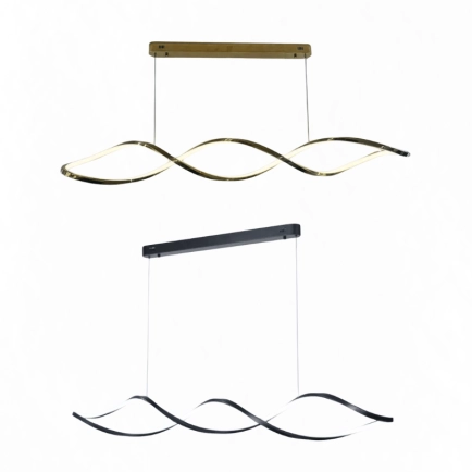 Kingston Linear Twist Pendant- 2 colours 