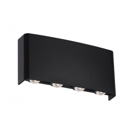 Eyvor 8LT Up/Down Light Black CCT, IP65