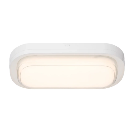 Viggo White Oval 16w LED Bunker IP65