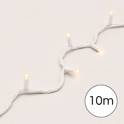 Lumenesk Fairy (10m) Warm LED/White wire