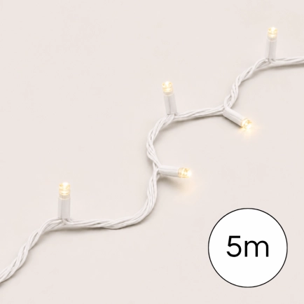 Lumenesk Fairy (5m) Warm LED/White wire