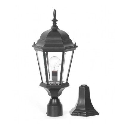 Yarra Post/Pillar Top Only Black SML MX7391BLK