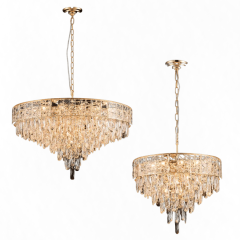 Finley Gold Crystal Pendant- two sizes