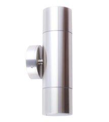 CLA PGUDSS - 316SS Up / Down Pillar Light - 2 x GU10 
