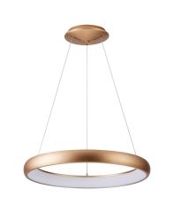 Ailia Imports Beaton Brushed Brass Pendant Light OFF