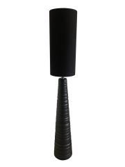 **Belize Black Ceramic 970575 Floor Lamp