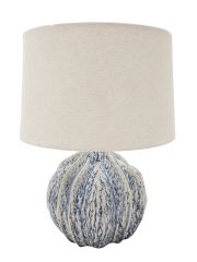 Amari Mottle Blue Table Lamp 973016