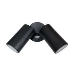 Bondi Twin Spotlight (Sensor) Black 2 x GU10