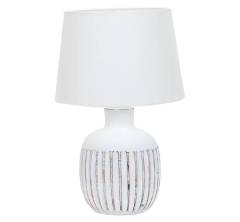 Ash Ceramic Table Lamp White 5514077