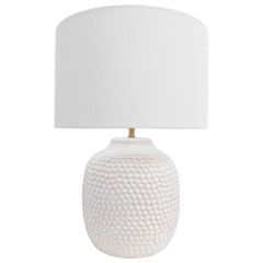 Barnacle White Lge Lamp YF3074-2