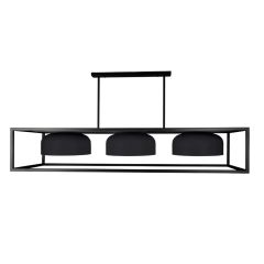 Fiorentino Lighting Bellucci Black Fram Black Shades Pendant