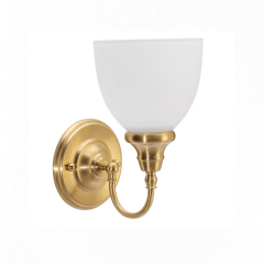 Benson 1 Light Wall Light - Satin Brass 1001582