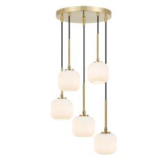BOBO 5LT Pendant - Brass/Opal G9