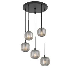 BOBO 5LT Pendant - Black/Smoke G9