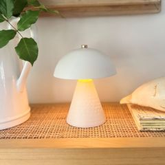 Mushroom White BOTL AK009 BATTERY OPERATED Lamp