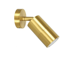 CLA PG1ABR2 - Single adjustable Spotlight- Polished Brass  - 1 x GU10 