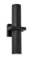 Briller01-GU10 Up/Down Single Pillar Light Black