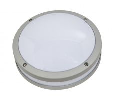Cairo- Silver 2 Light Round Bunker / Ceiling