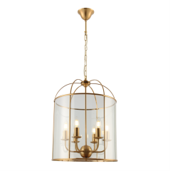 Clovelly 6LT Pendant Gold