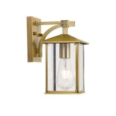 Telbix Lighting Coby Brass Exterior Wall Light