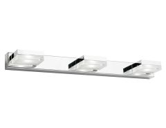 **Cube 3lt 15w 4K Vanity Chrome Light