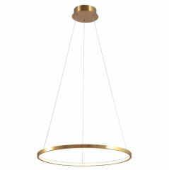 Ailia Imports Brushed Brass LED Pendant Light - 2 sizes