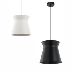 CLA Diablo 1 LT Metal Pendant Light - Black and White