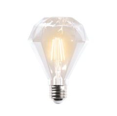 Mercator Lighting Diamond 4W E27 2700K LED Dimmable Globe 9E27LED19DC