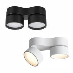 Mercator Diaz twin surface mounted downlights group MD-666